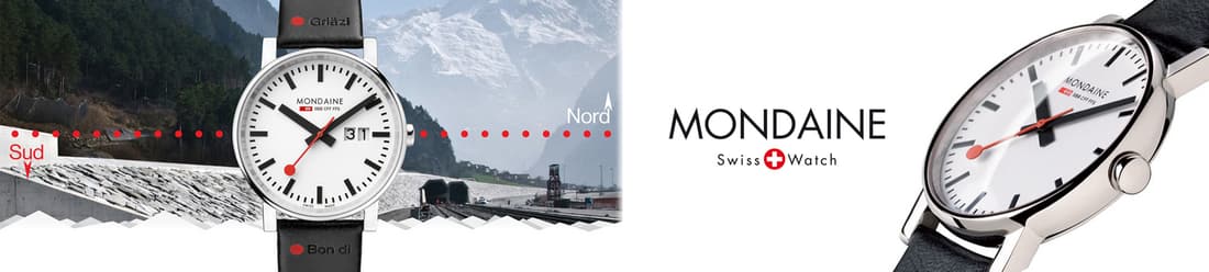 Mondaine horloges, gerepareerd en onderhouden bij Horloge Reparatie Centrum