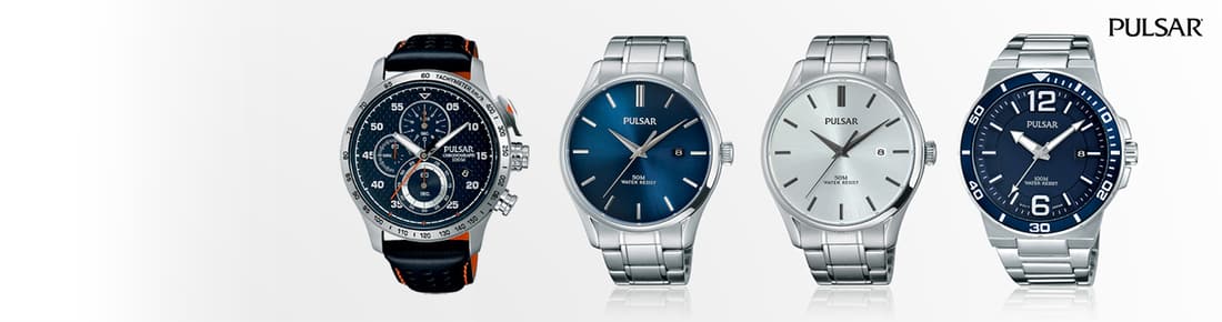 Pulsar horloges, gerepareerd en onderhouden bij Horloge Reparatie Centrum